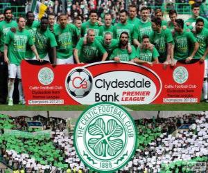 yapboz Celtic fc, şampiyon İskoçya Premier Ligi 2012-2013